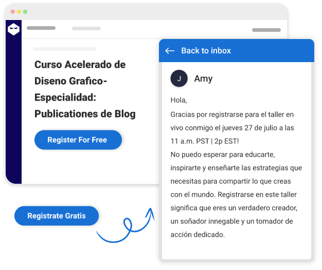 Customize in any Language